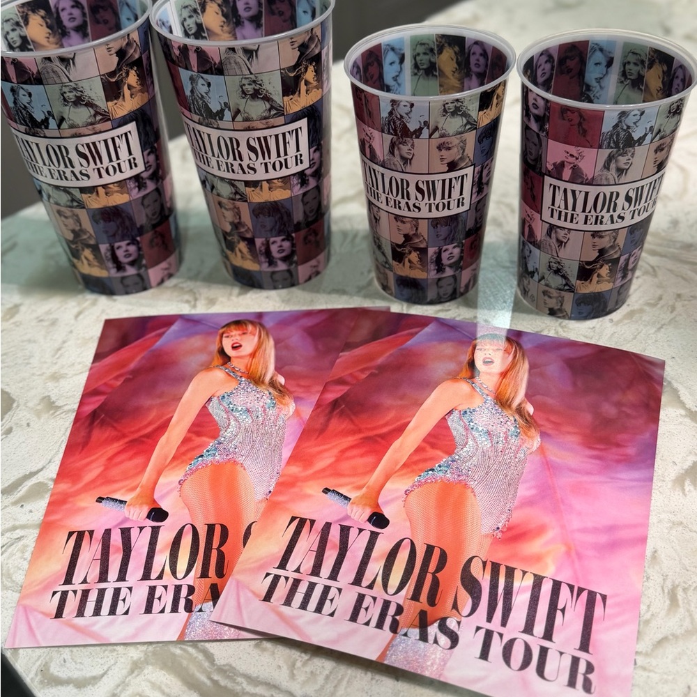 Taylor Swift the eras tour movie merch Bundle of 6 items